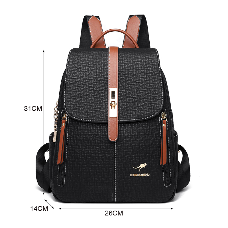 Fashion Backpacks Female High  - Travel Backpack Anti Theft recension och pris