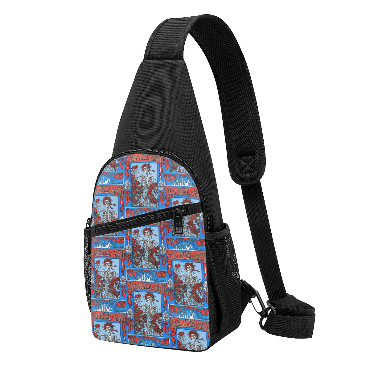 Grateful Dead Rock Band Chest  - Sling Backpack Shoulder recension och pris