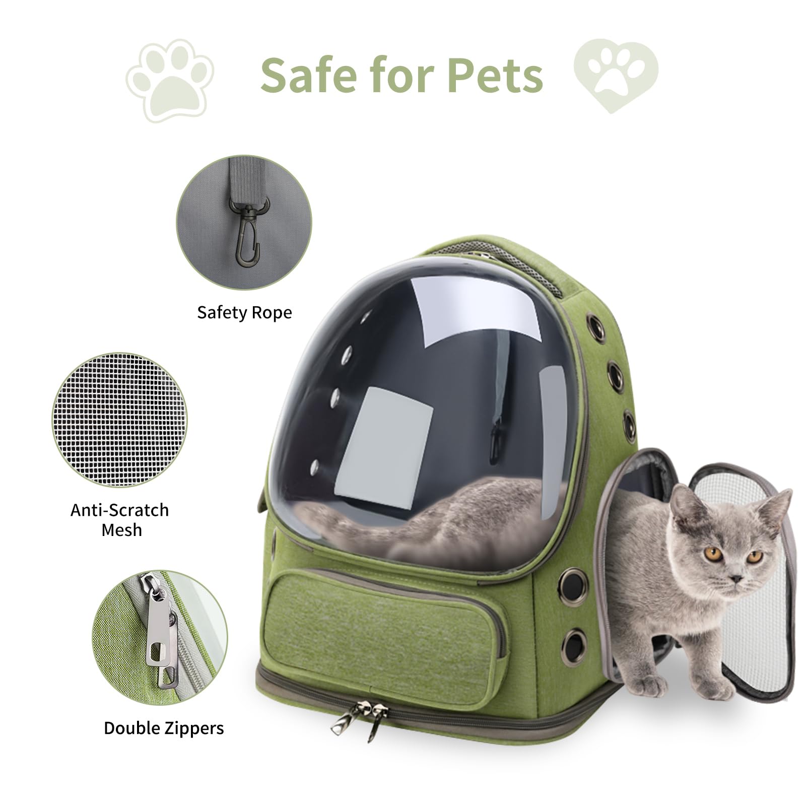 Cat Backpack Carrier Breathabl - Foldable Backpack Small recension och pris